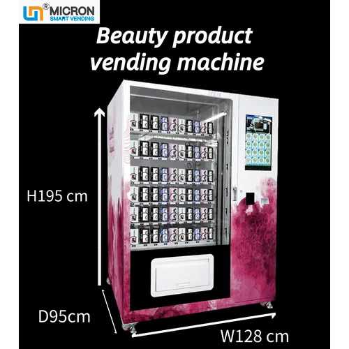 micron smart nail eyelash vending machine for sale, support to customize cosmetic vending machine